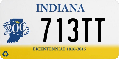 IN license plate 713TT