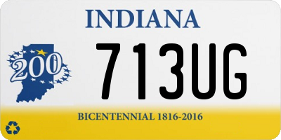 IN license plate 713UG