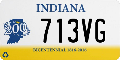 IN license plate 713VG