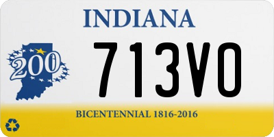 IN license plate 713VO