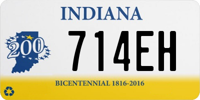IN license plate 714EH
