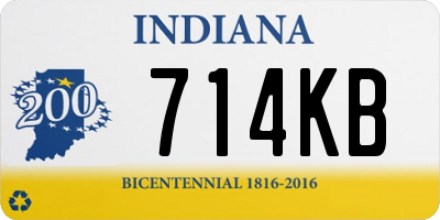 IN license plate 714KB