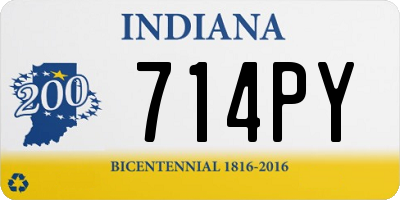 IN license plate 714PY
