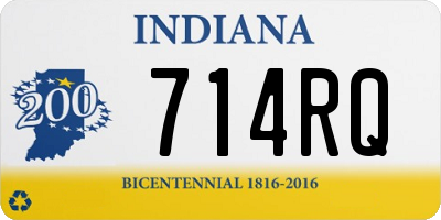 IN license plate 714RQ