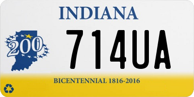 IN license plate 714UA