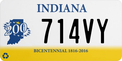 IN license plate 714VY