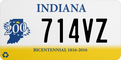 IN license plate 714VZ