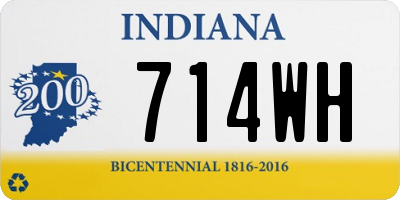 IN license plate 714WH