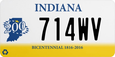 IN license plate 714WV