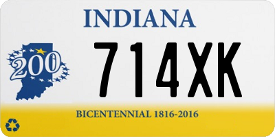 IN license plate 714XK