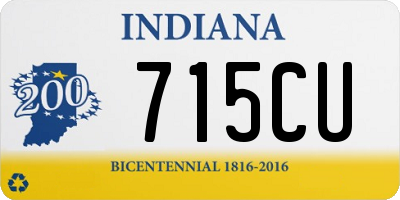 IN license plate 715CU