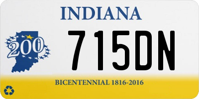 IN license plate 715DN