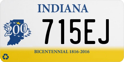 IN license plate 715EJ