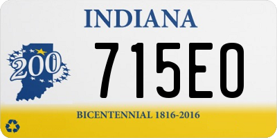 IN license plate 715EO