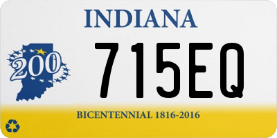 IN license plate 715EQ