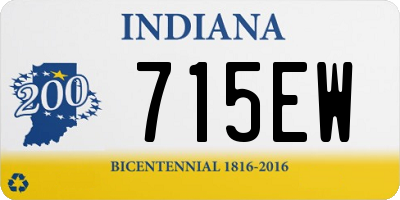 IN license plate 715EW