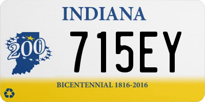 IN license plate 715EY