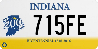 IN license plate 715FE