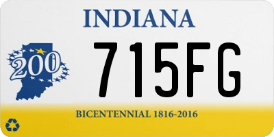 IN license plate 715FG