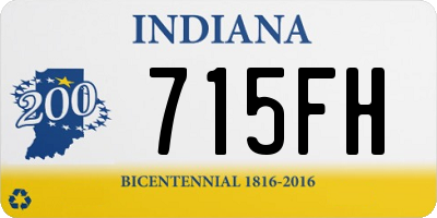 IN license plate 715FH