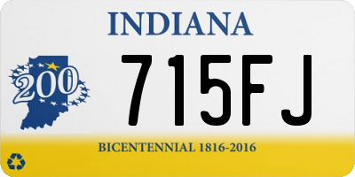 IN license plate 715FJ