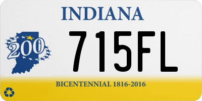 IN license plate 715FL