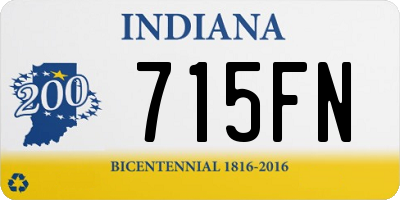 IN license plate 715FN