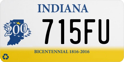 IN license plate 715FU