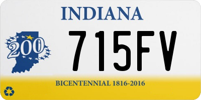 IN license plate 715FV