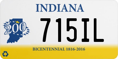 IN license plate 715IL