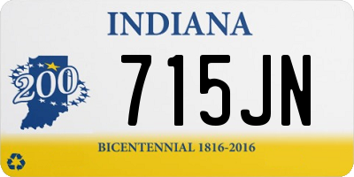 IN license plate 715JN