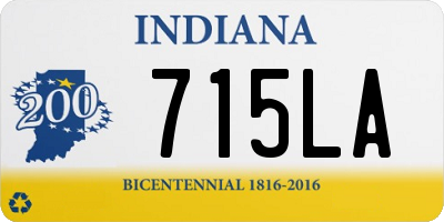 IN license plate 715LA