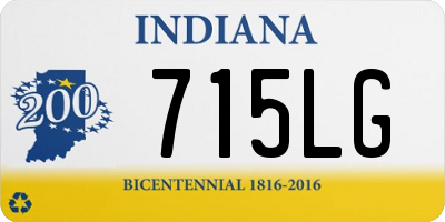 IN license plate 715LG