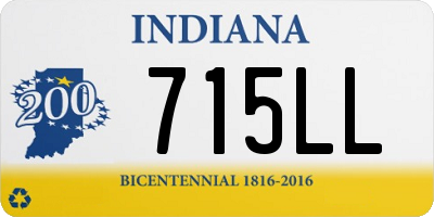 IN license plate 715LL