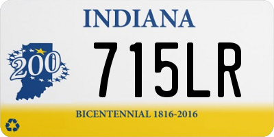IN license plate 715LR