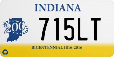 IN license plate 715LT