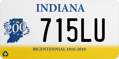 IN license plate 715LU