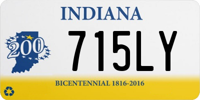 IN license plate 715LY