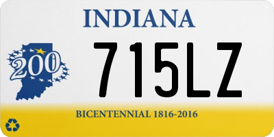 IN license plate 715LZ