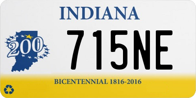 IN license plate 715NE