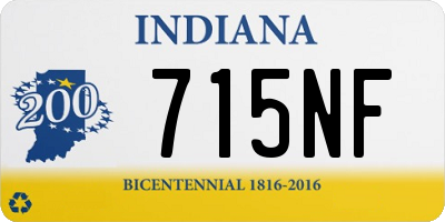 IN license plate 715NF