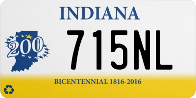 IN license plate 715NL