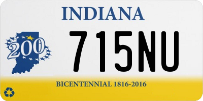 IN license plate 715NU