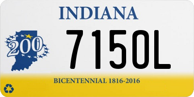 IN license plate 715OL