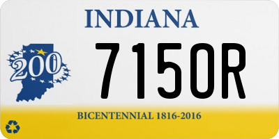 IN license plate 715OR
