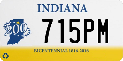 IN license plate 715PM