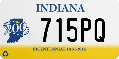 IN license plate 715PQ