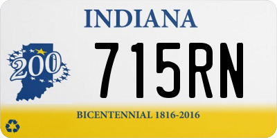 IN license plate 715RN