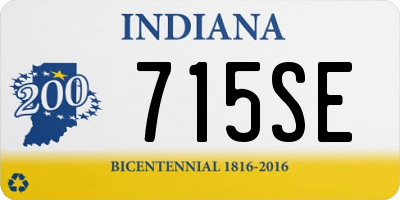 IN license plate 715SE