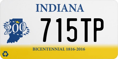 IN license plate 715TP